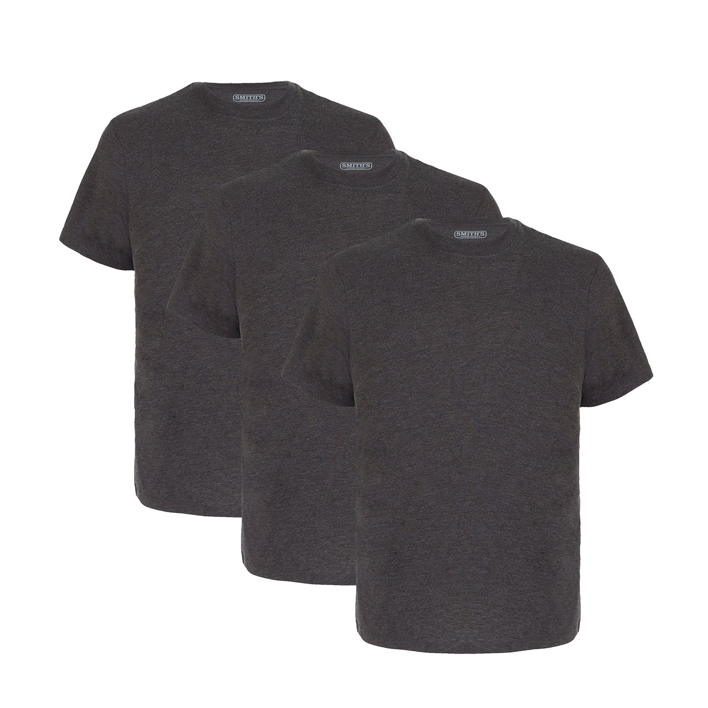 Smiths 3-pack Quick Dry Crew Neck Tees Mens Style : Sm4665pk3