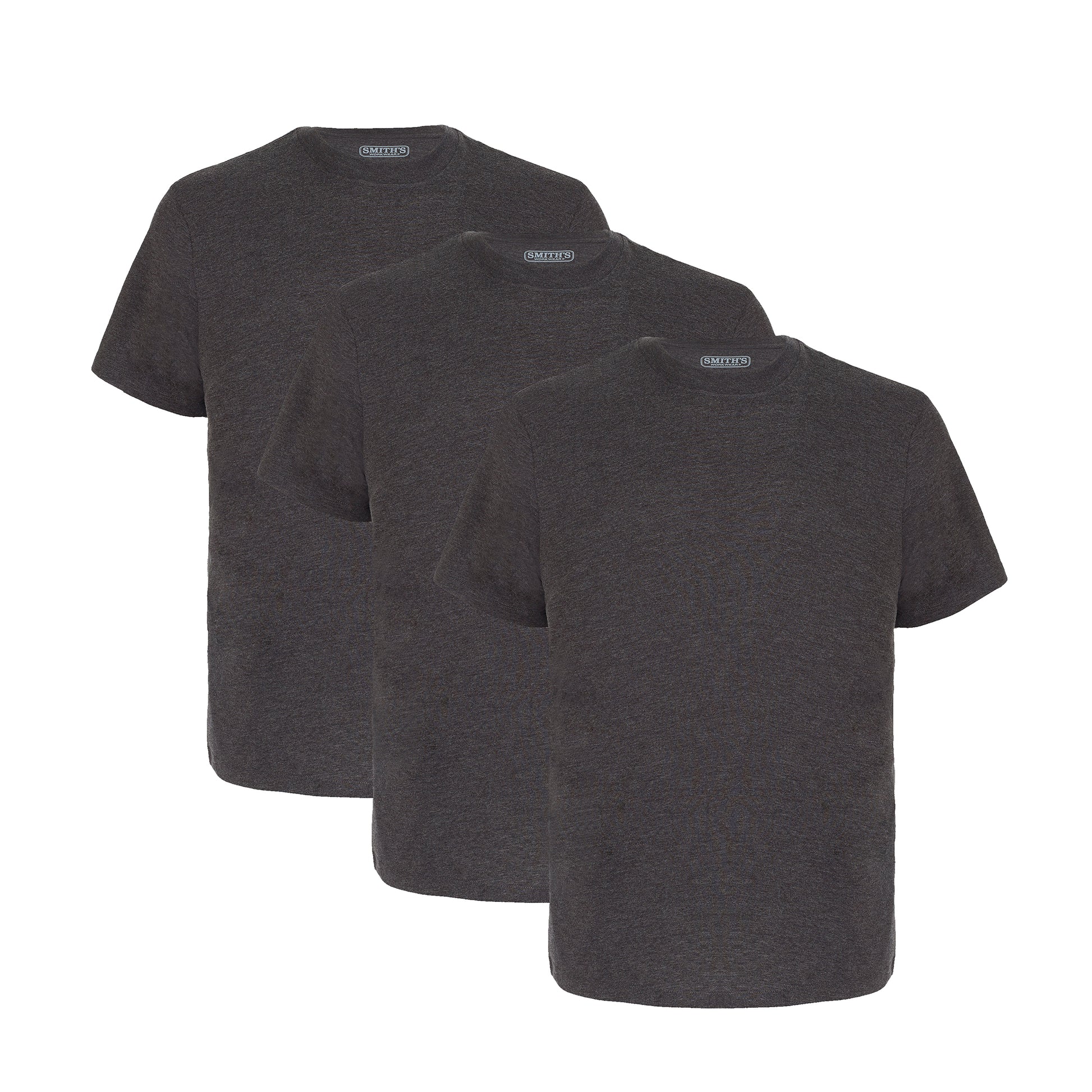 Smiths 3-pack Quick Dry Crew Neck Tees Mens Style : Sm4665pk3