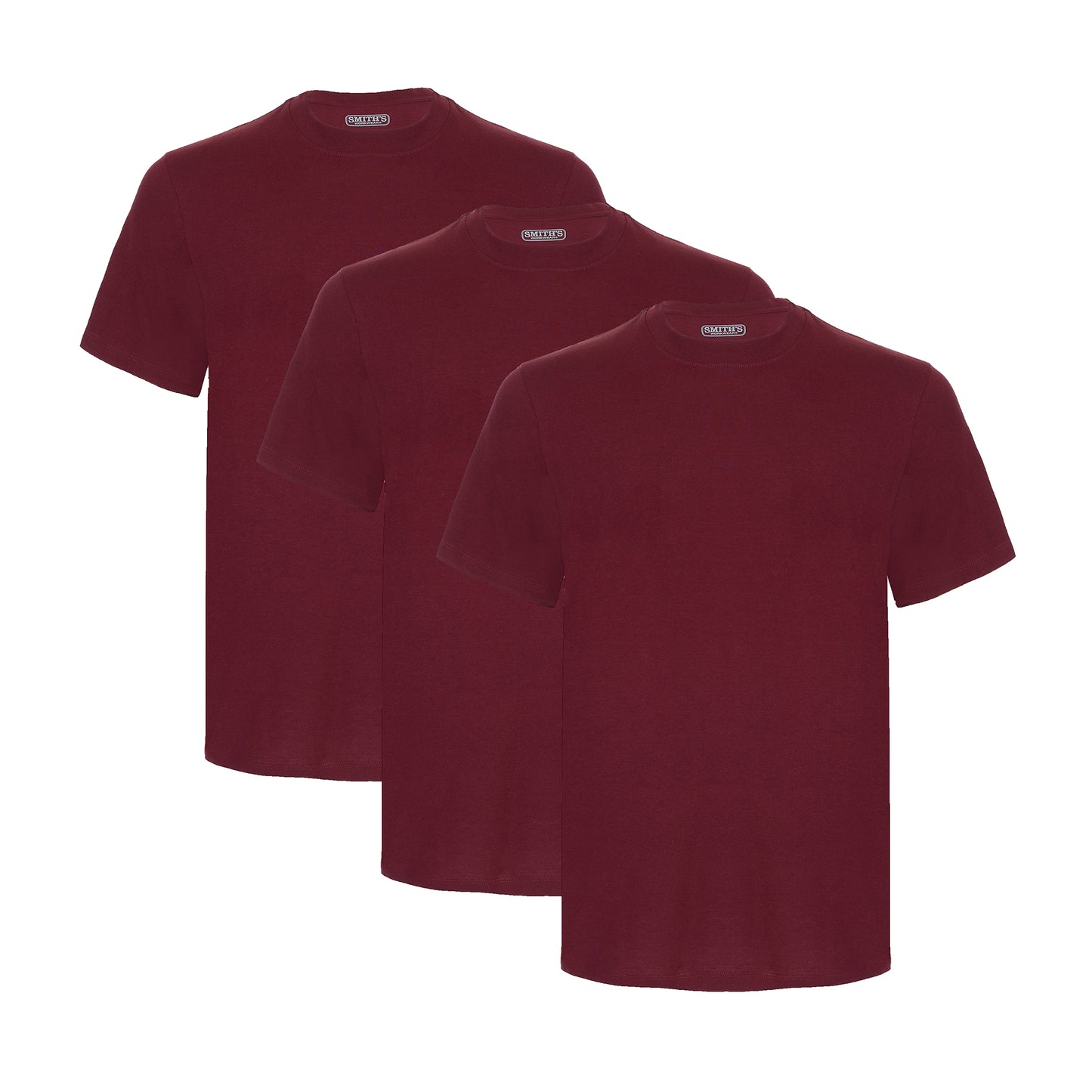 Smiths 3-pack Quick Dry Crew Neck Tees Mens Style : Sm4665pk3