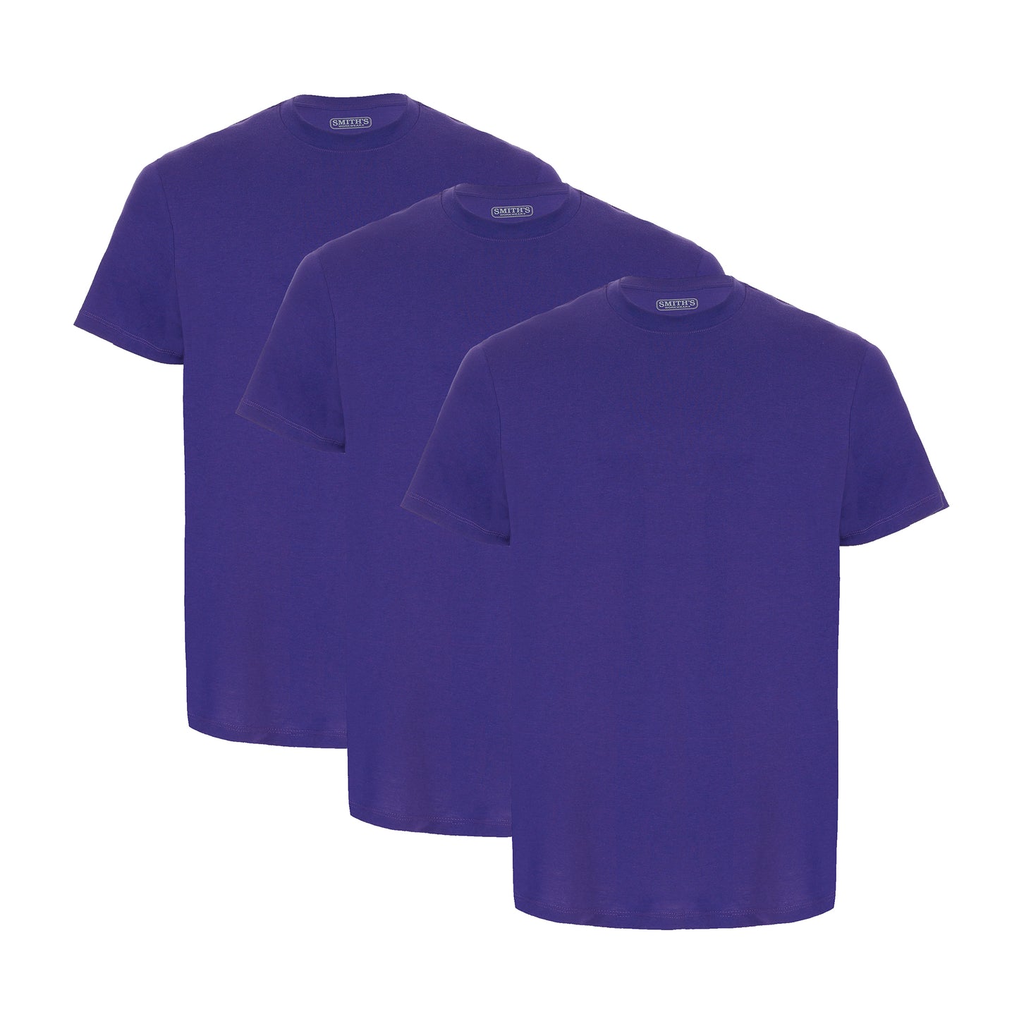 Smiths 3-pack Quick Dry Crew Neck Tees Mens Style : Sm4665pk3