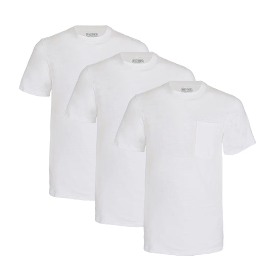 Smiths 3-pack Quick Dry Pocket Tees Mens Style : Sm4666pk3