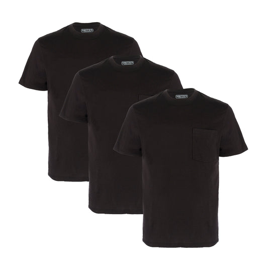 Smiths 3-pack Quick Dry Pocket Tees Mens Style : Sm4666xpk3