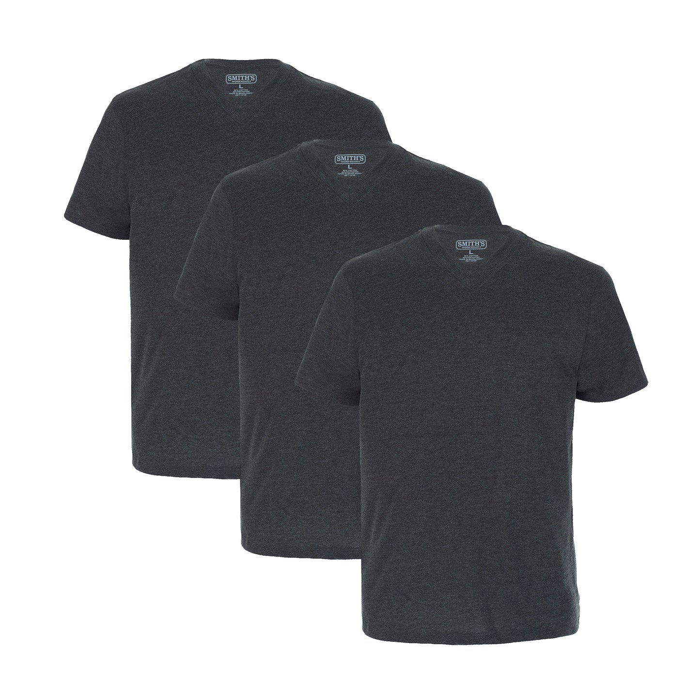 Smiths 3-pack Quick Dry V-neck Tees Mens Style : Sm4667pk3