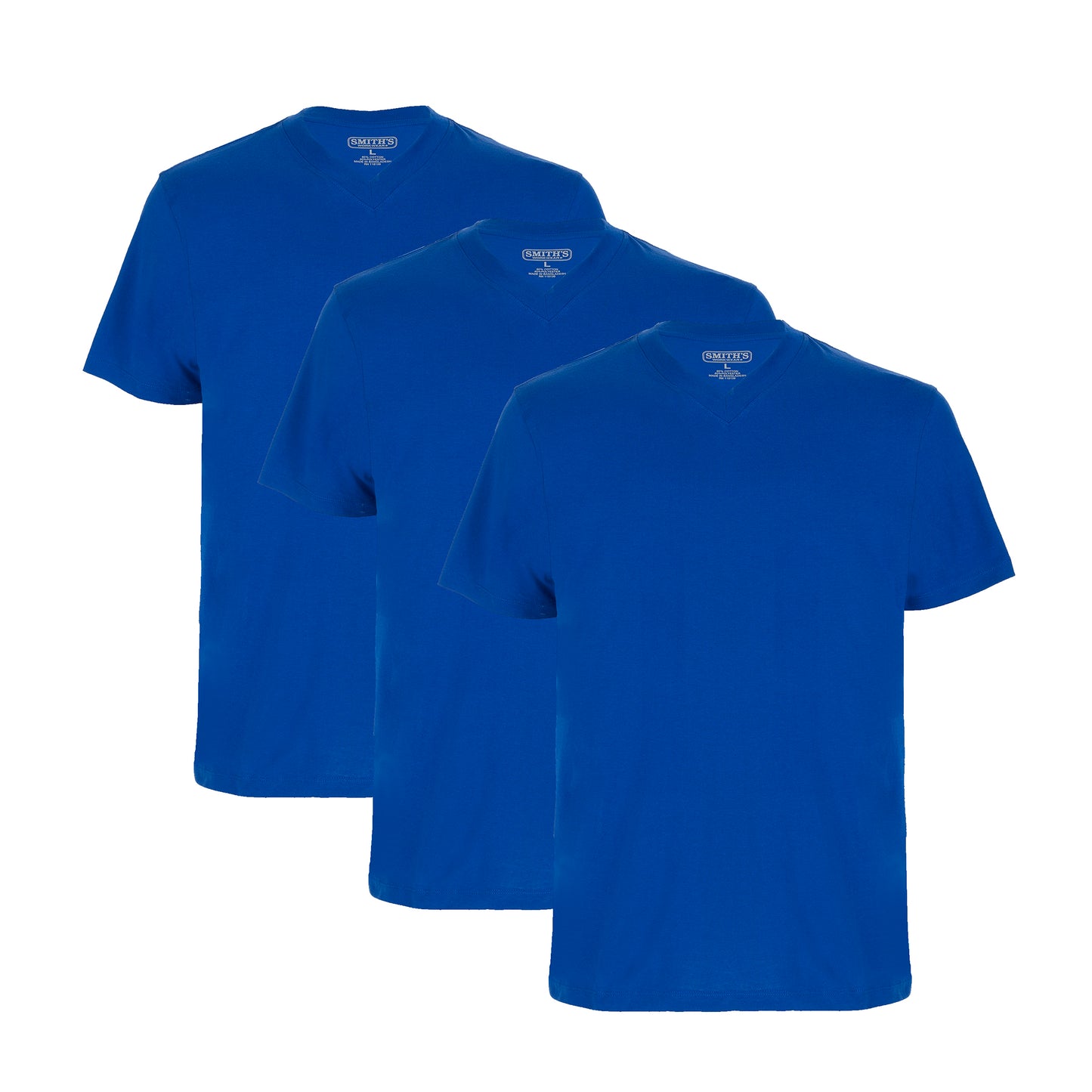 Smiths 3-pack Quick Dry V-neck Tees Mens Style : Sm4667pk3