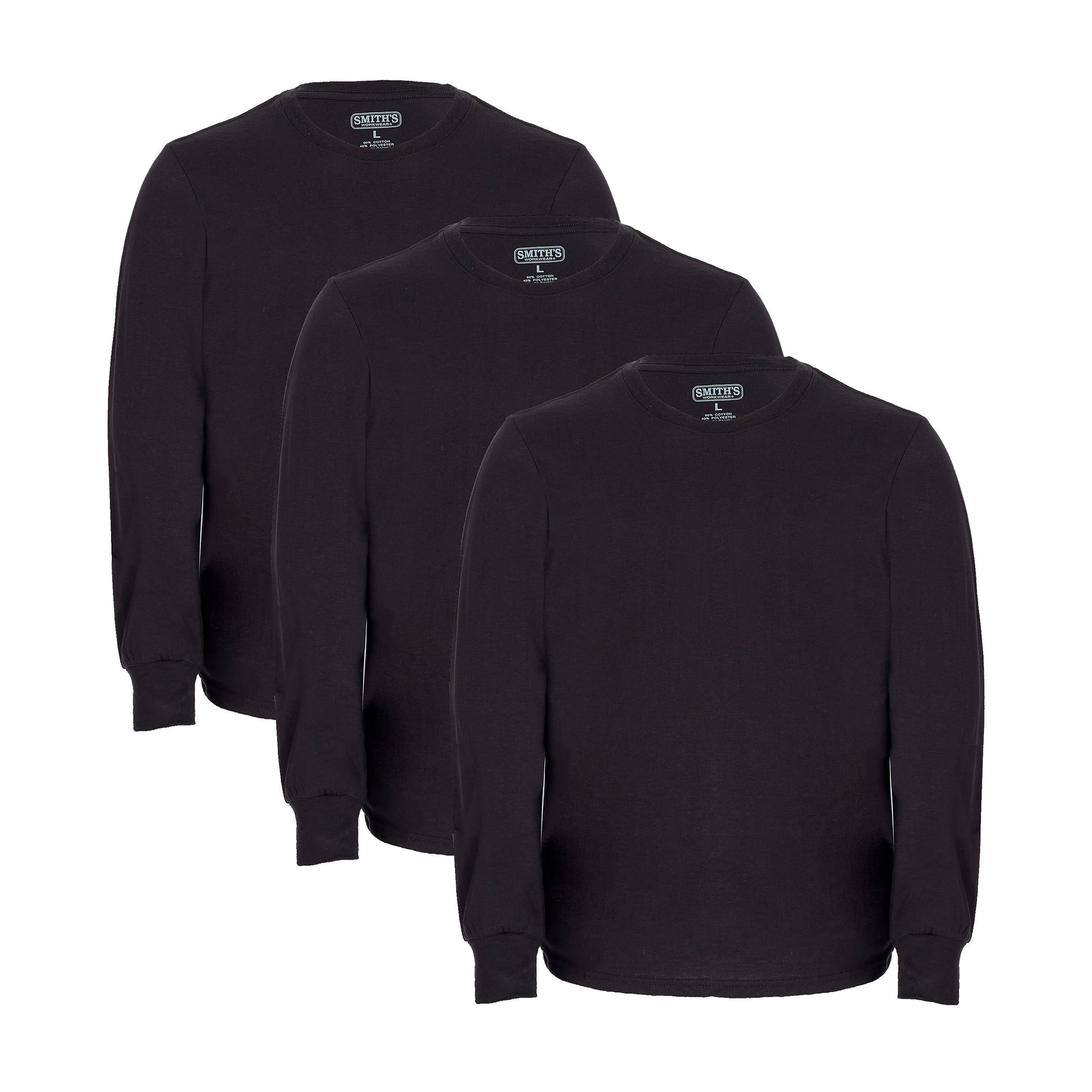 Smiths 3-pack Quick Dry Crew Neck Tees Mens Style : Sm4668pk3