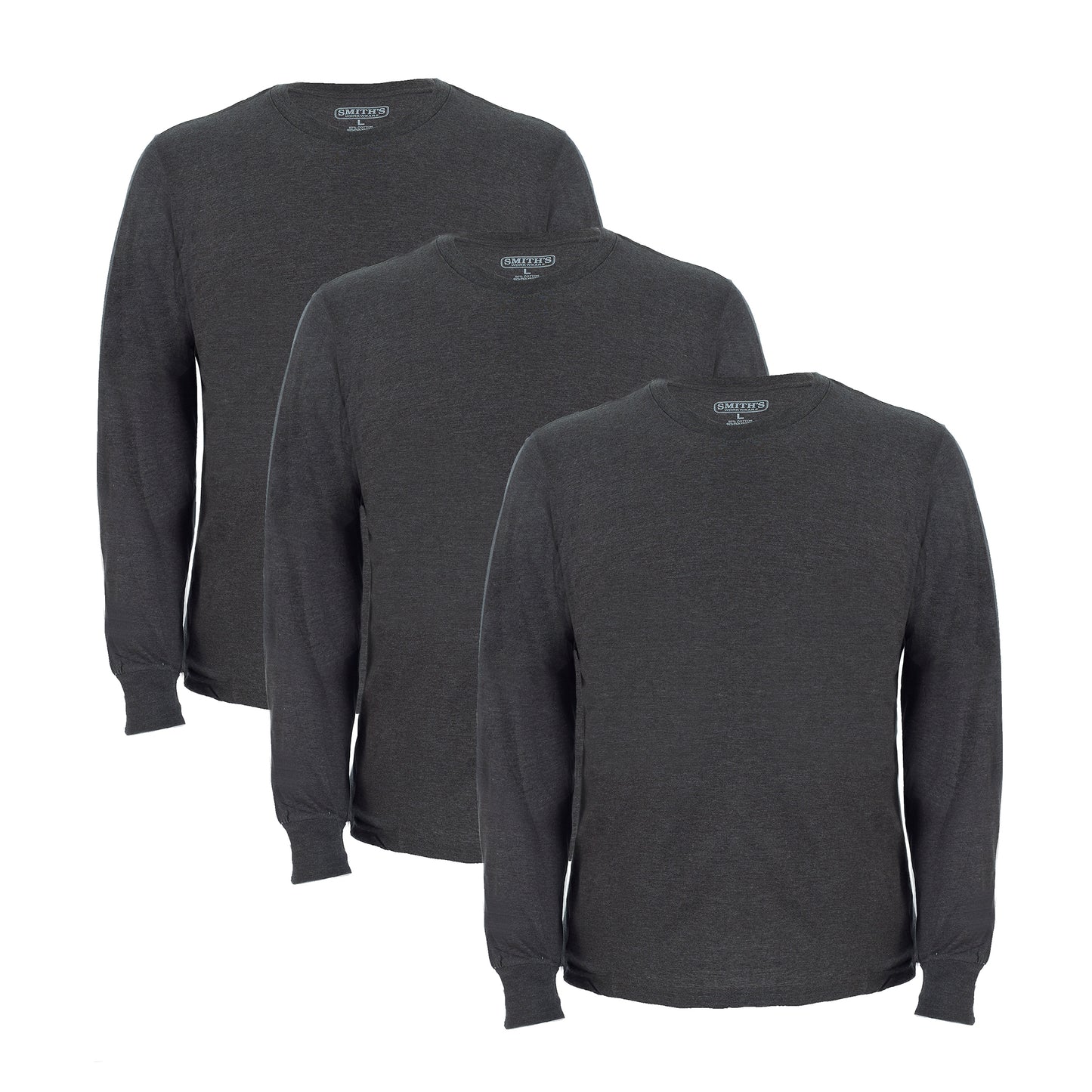 Smiths 3-pack Quick Dry Crew Neck Tees Mens Style : Sm4668pk3
