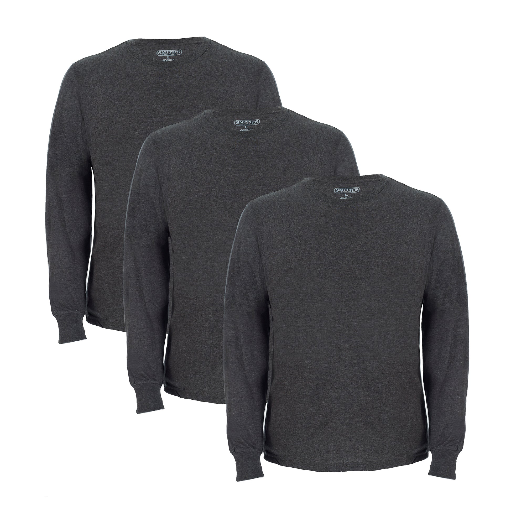 Smiths 3-pack Quick Dry Crew Neck Tees Mens Style : Sm4668pk3