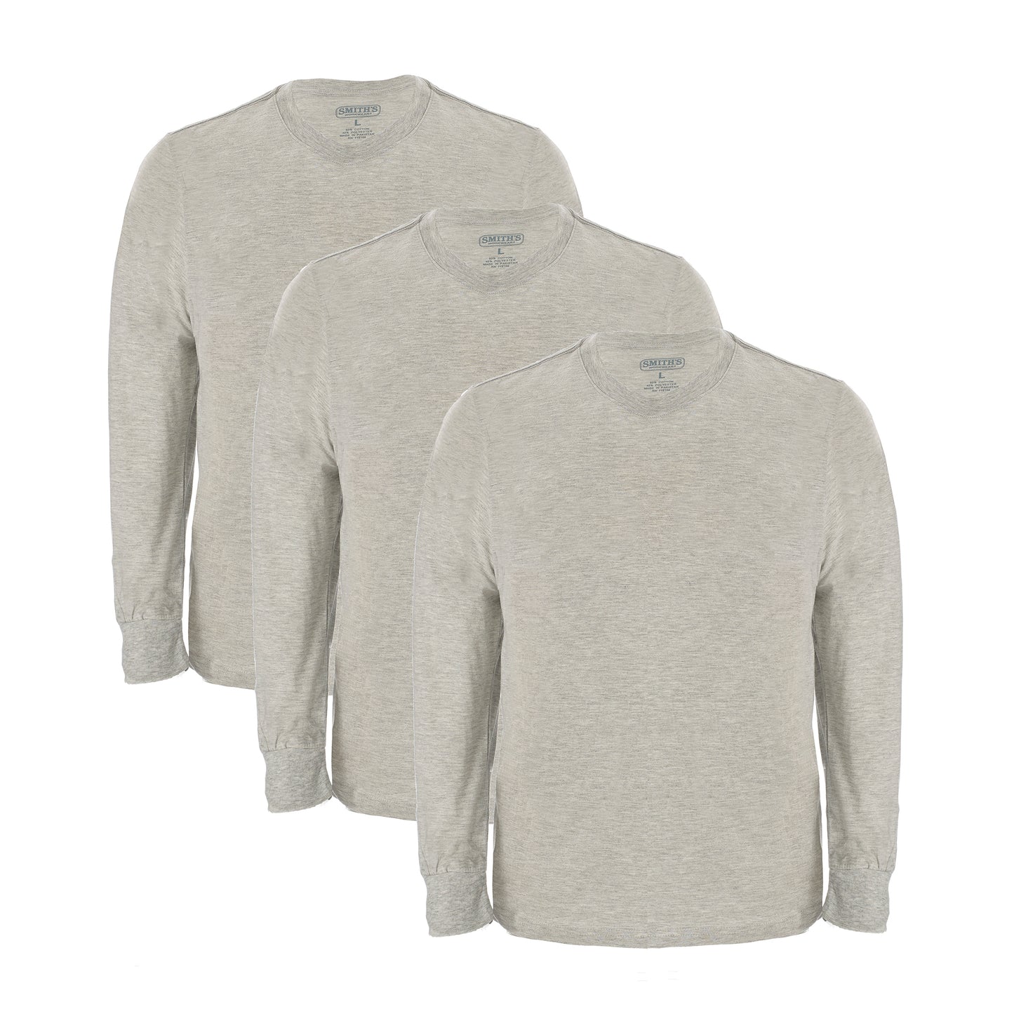 Smiths 3-pack Quick Dry Crew Neck Tees Mens Style : Sm4668pk3