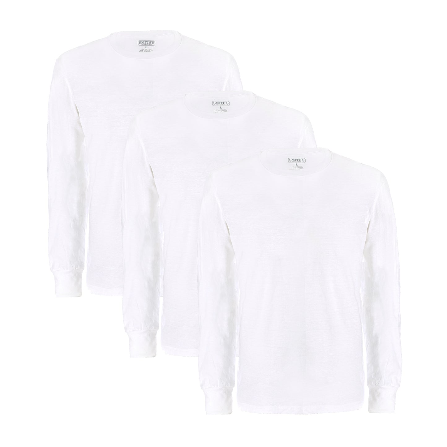 Smiths 3-pack Quick Dry Crew Neck Tees Mens Style : Sm4668pk3