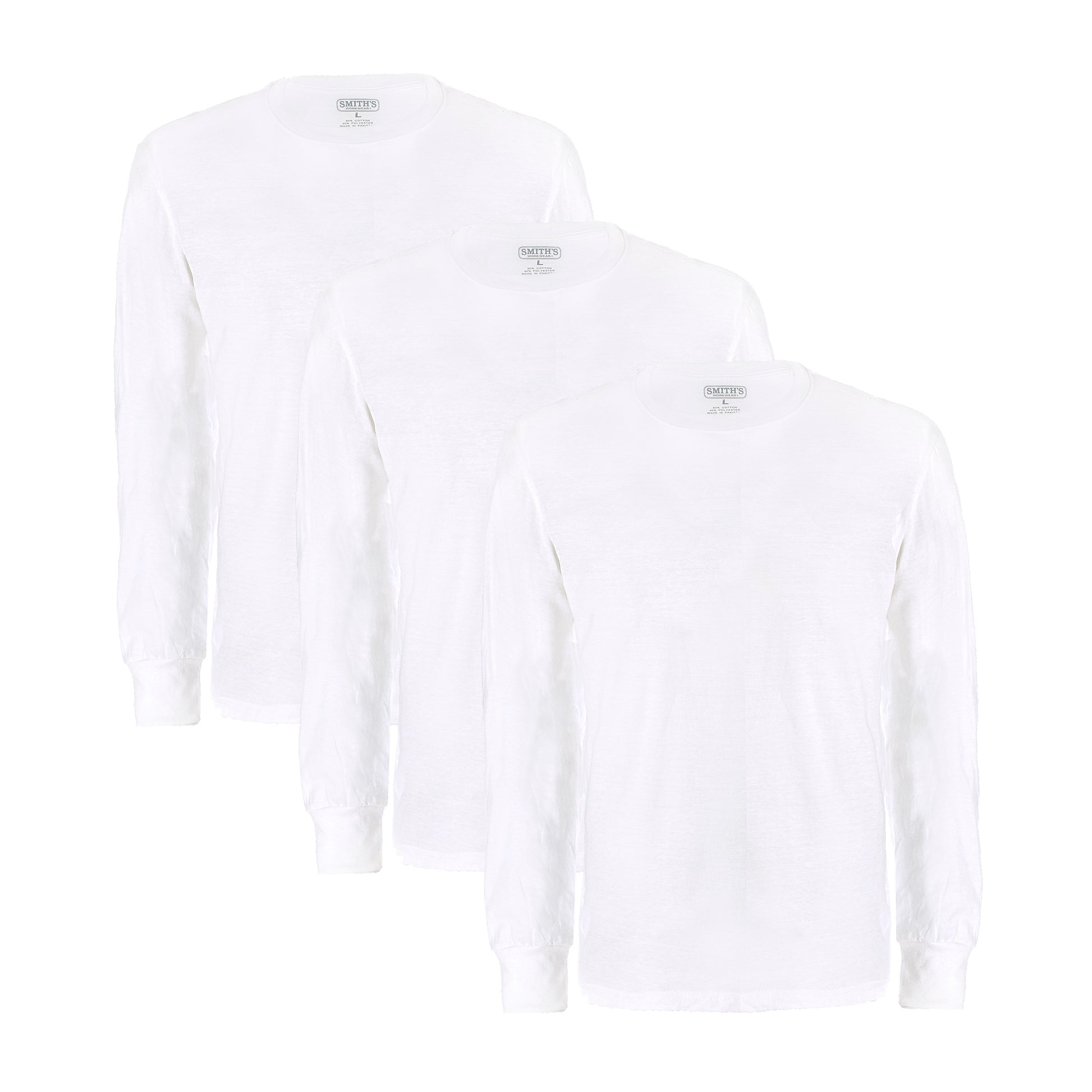 Smiths 3-pack Quick Dry Crew Neck Tees Mens Style : Sm4668pk3