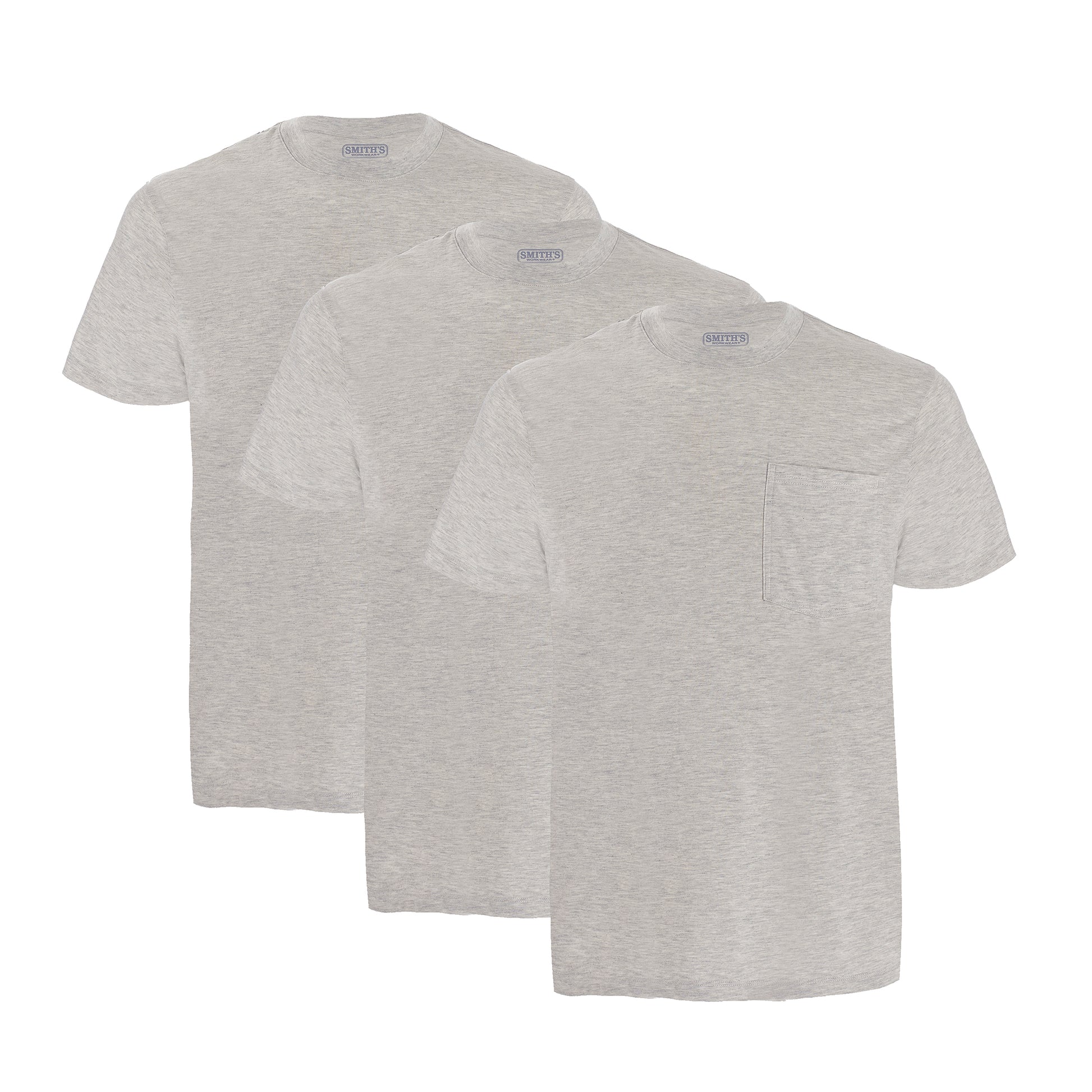Smiths 3-pack Quick Dry Pocket Tees Mens Style : Sm4666xpk3