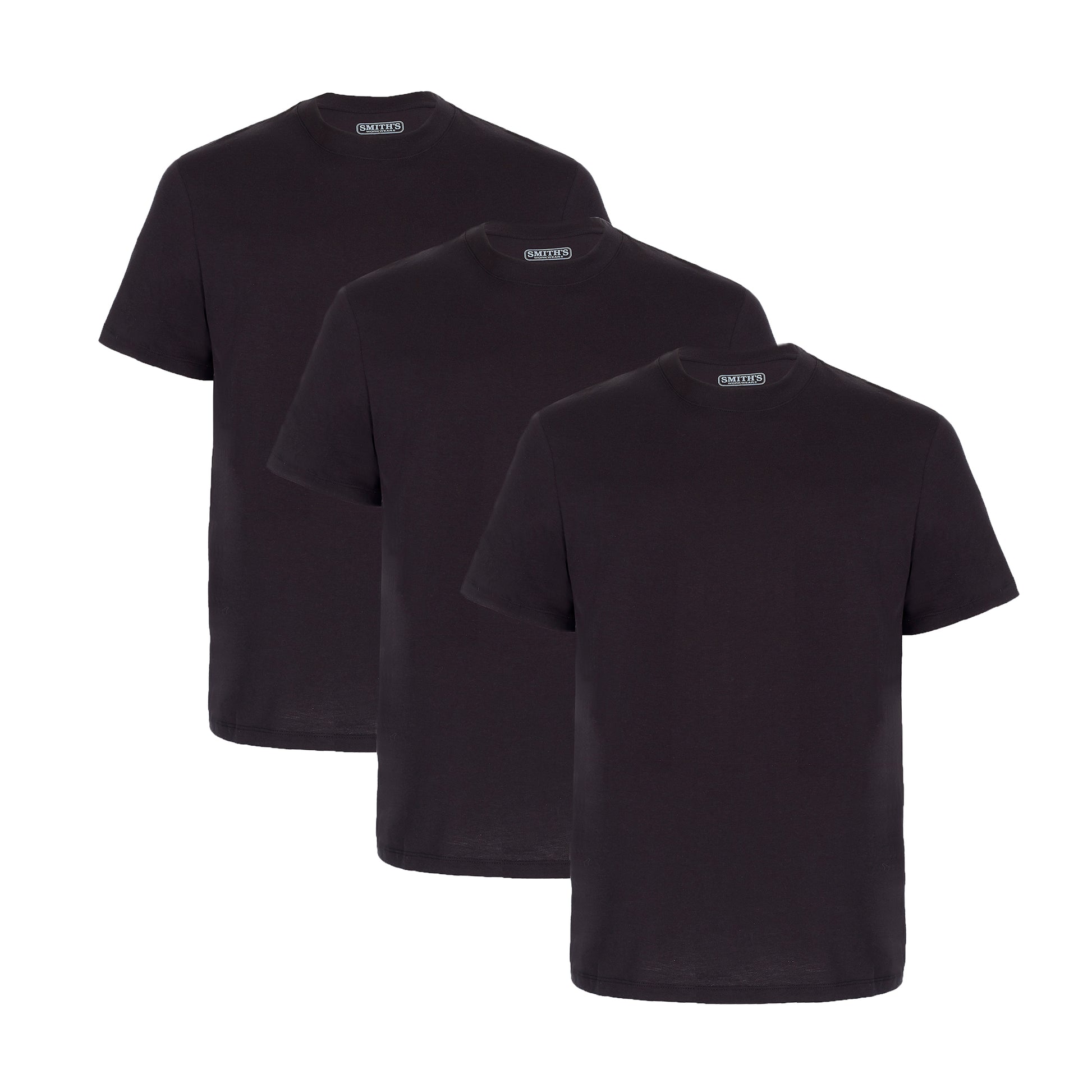 Smiths 3-pack Quick Dry Crew Neck Tees Mens Style : Sm4665xpk3