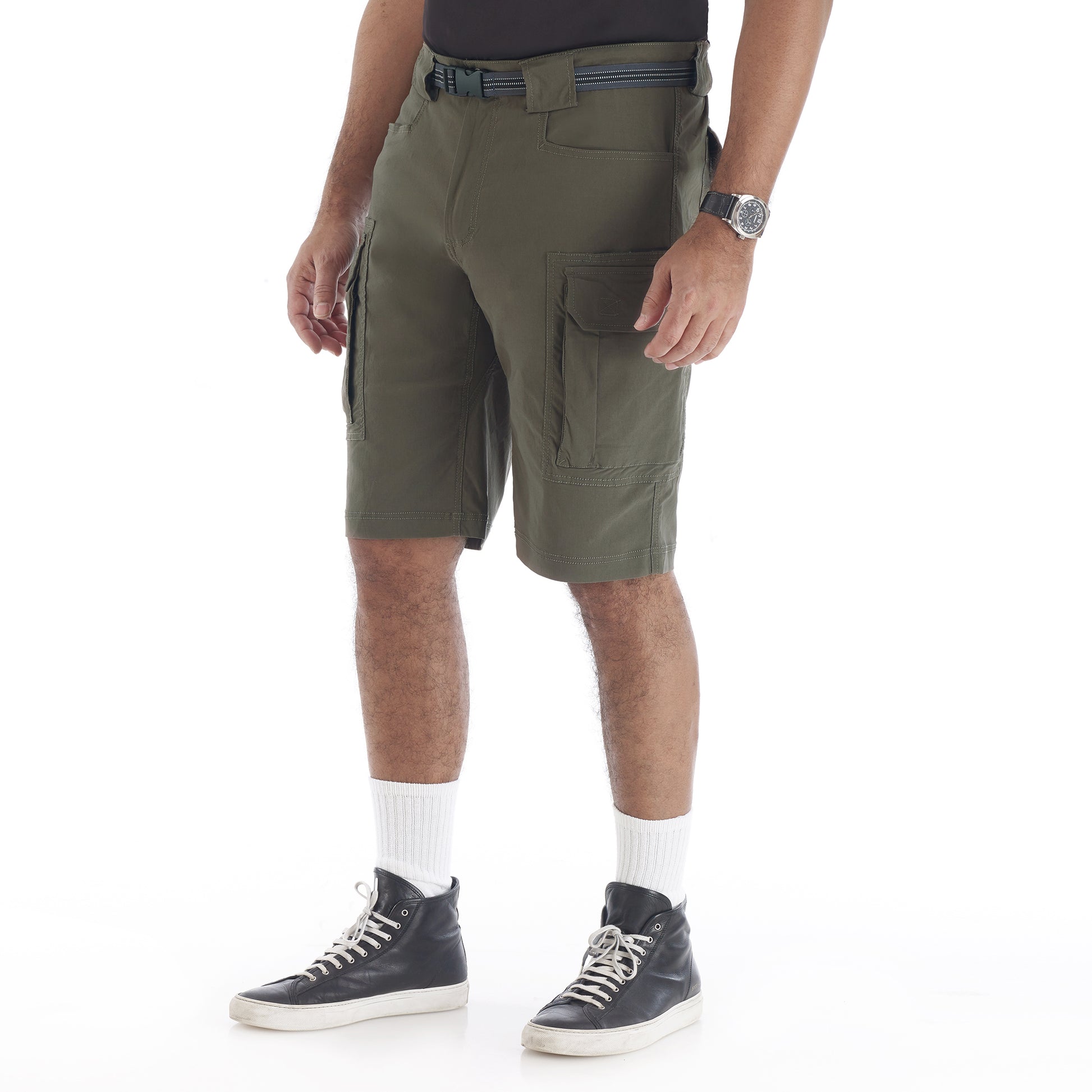MENS BELTED SHORT